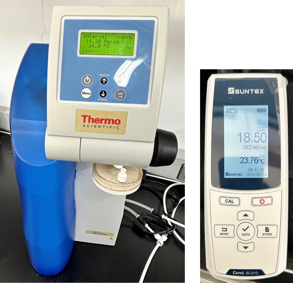 超純水機更換濾芯 成功案例-1 廠牌:Thermo