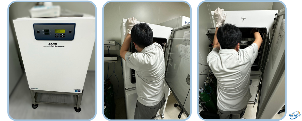 二氧化碳培養箱校驗｜37℃ & 5% CO₂ 檢測＋濾網更換服務｜READY 銳靛生技