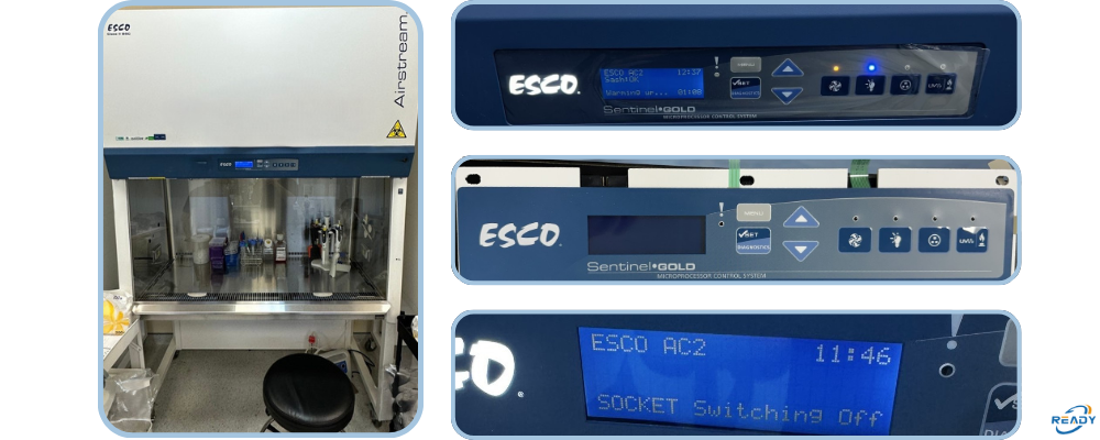生物安全操作櫃更換面板 - 銳靛生技