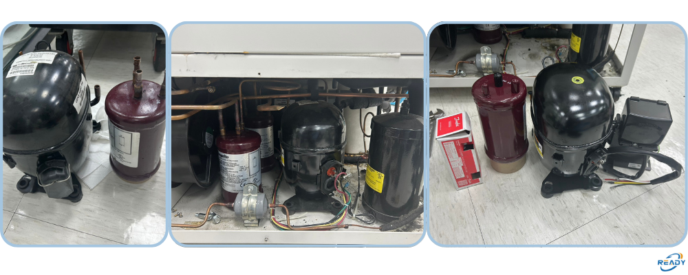 更換壓縮機、乾燥過濾器與油分離器 - 銳靛生技