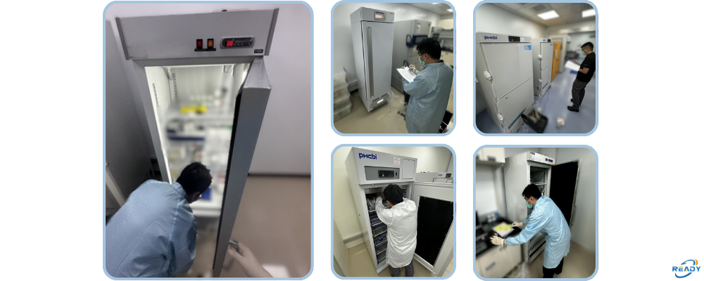 冷藏冷凍櫃溫度確效與熱分布測試：12/24 小時數據收錄、層架溫差分析與物品擺放位置影響評估｜READY 銳靛生技