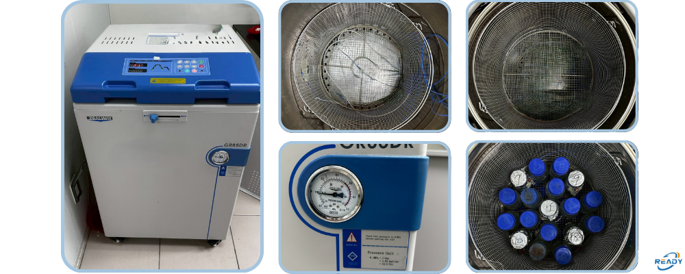 滅菌釜校驗紀錄｜空滿載測試、生物指示劑驗證與壓力時間檢測｜銳靛生技 READY