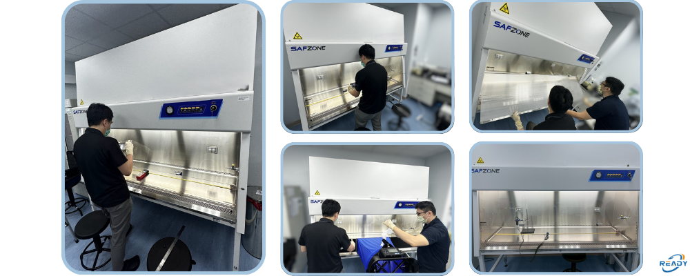 生物安全櫃 BSC 校驗紀錄｜九大測試項目完整檢查｜銳靛生技 READY