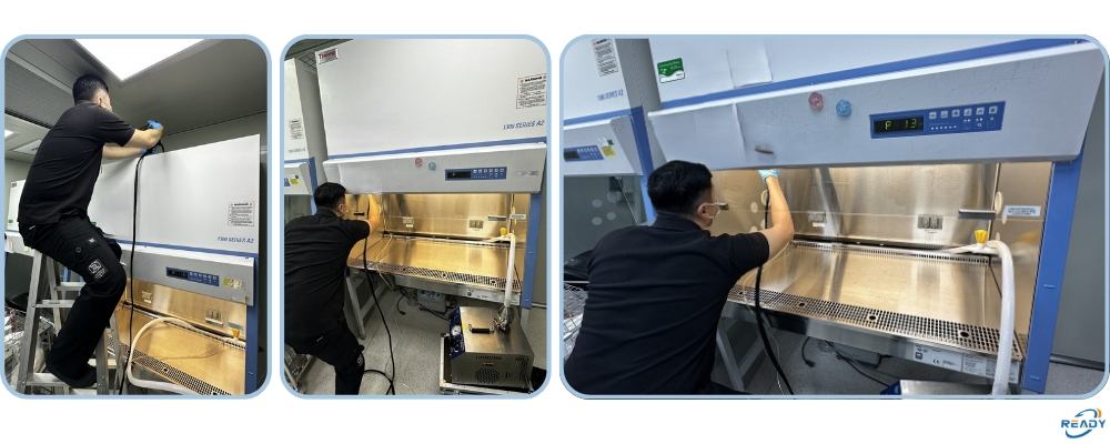 BSC 生物安全櫃九大項目＋落塵測試｜READY 銳靛生技