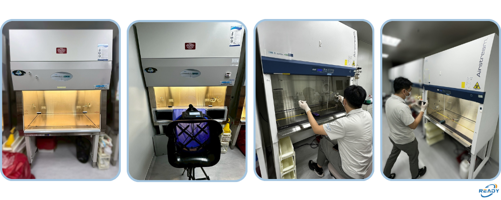 BSC Class II 生物安全操作櫃檢測 | READY 銳靛生技